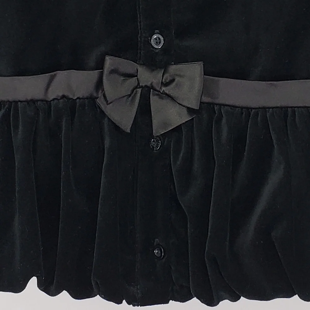 Wendy Bellissimo Black Velvet Dressy Jacket, 24‎ mo